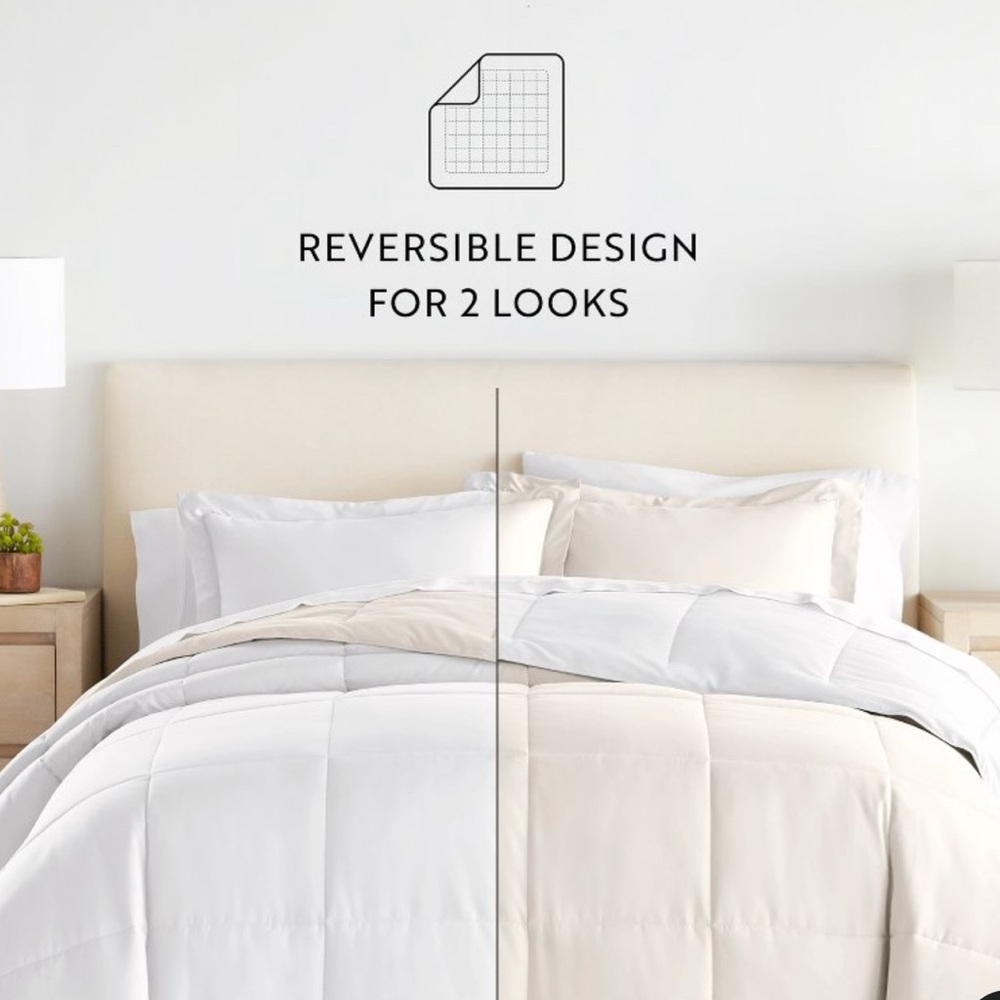 Luxury White and Cream Bedding Set - Picture 2 of 6